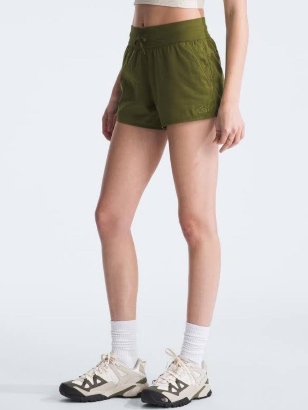 The North Face Olive Athletic Shorts